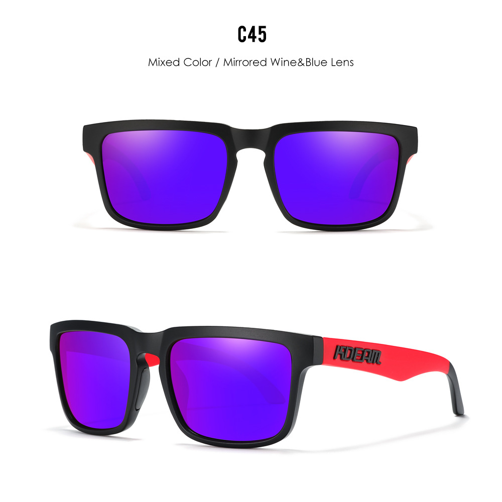 Classic polarized sunglasses for men and women ultra light driving glasses colorful real film sunglasses - Image 46