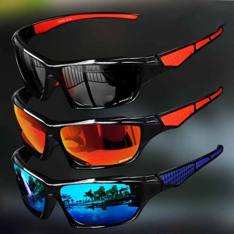 Fashion Sunglasses Colorful Film Outdoor Night Vision Driver Driving Sunglasses Cycling Sports Glasses - Image 11