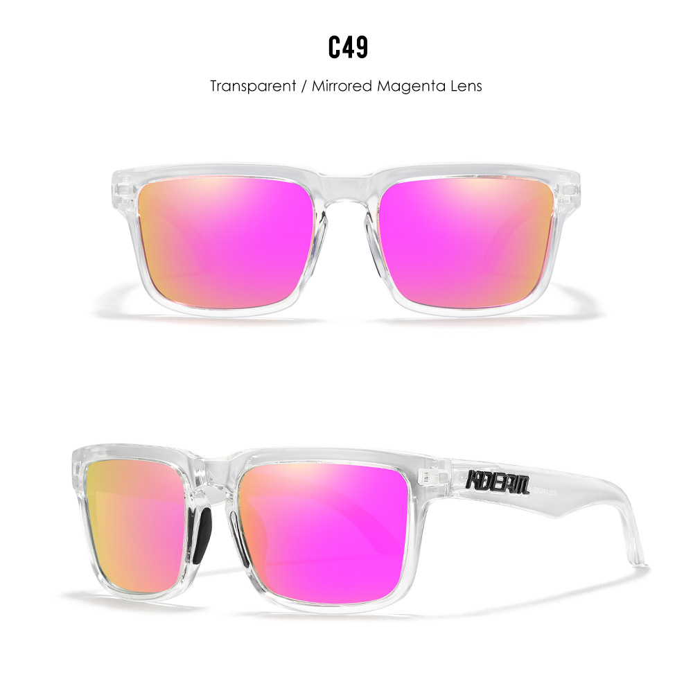 Classic polarized sunglasses for men and women ultra light driving glasses colorful real film sunglasses - Image 50
