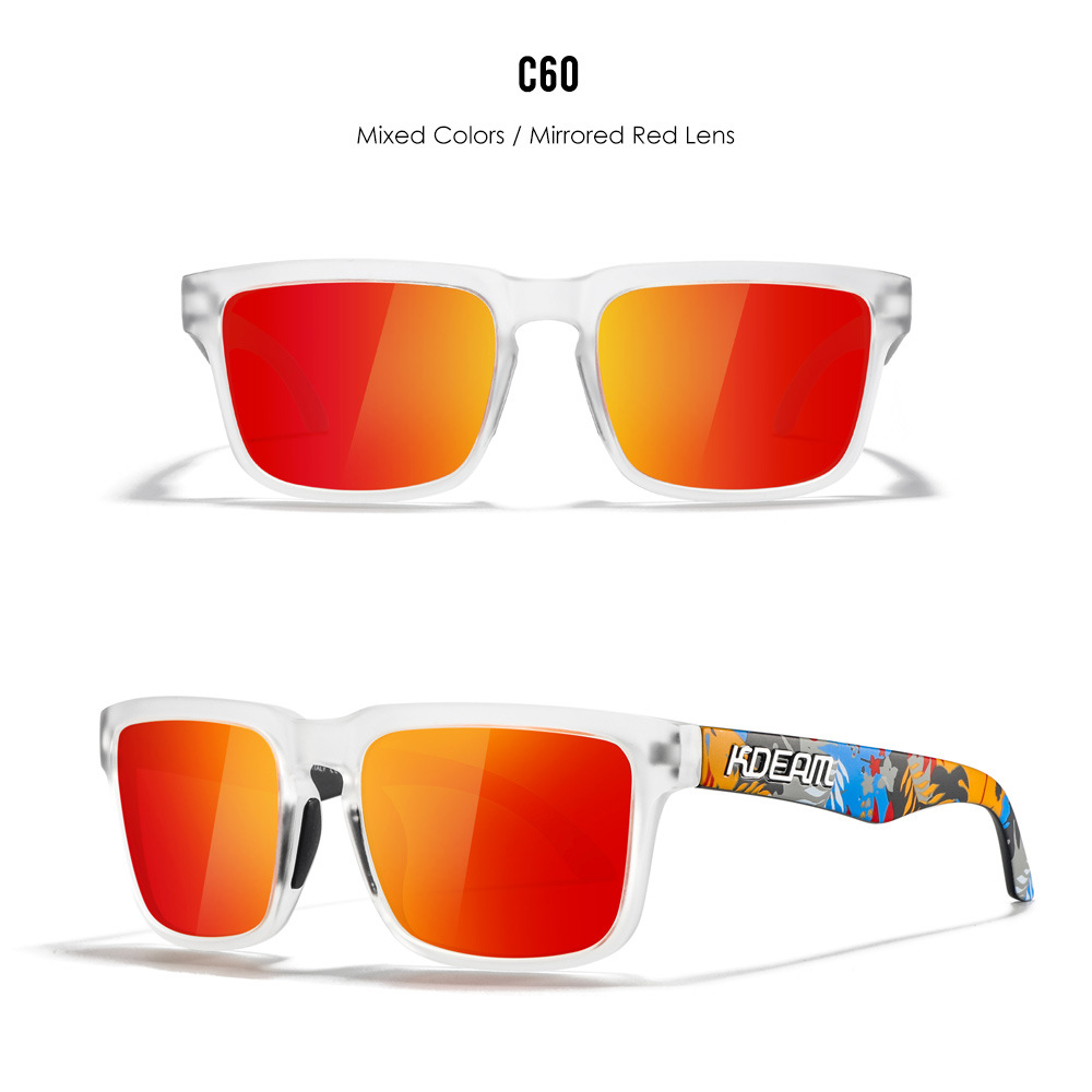 Classic polarized sunglasses for men and women ultra light driving glasses colorful real film sunglasses - Image 61