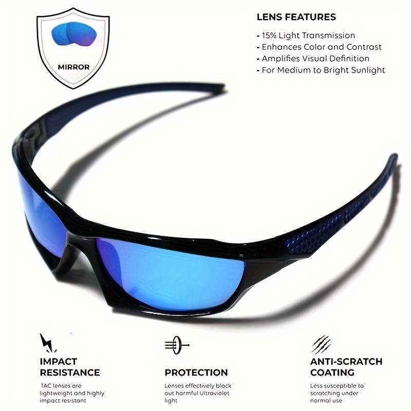 Fashion Sunglasses Colorful Film Outdoor Night Vision Driver Driving Sunglasses Cycling Sports Glasses - Image 5