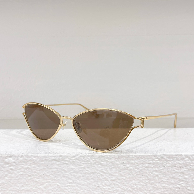 Sunglasses TF3095 Women's Sunglasses Cat Eye Frame Sunglasses High Quality Metal Frame - Image 4
