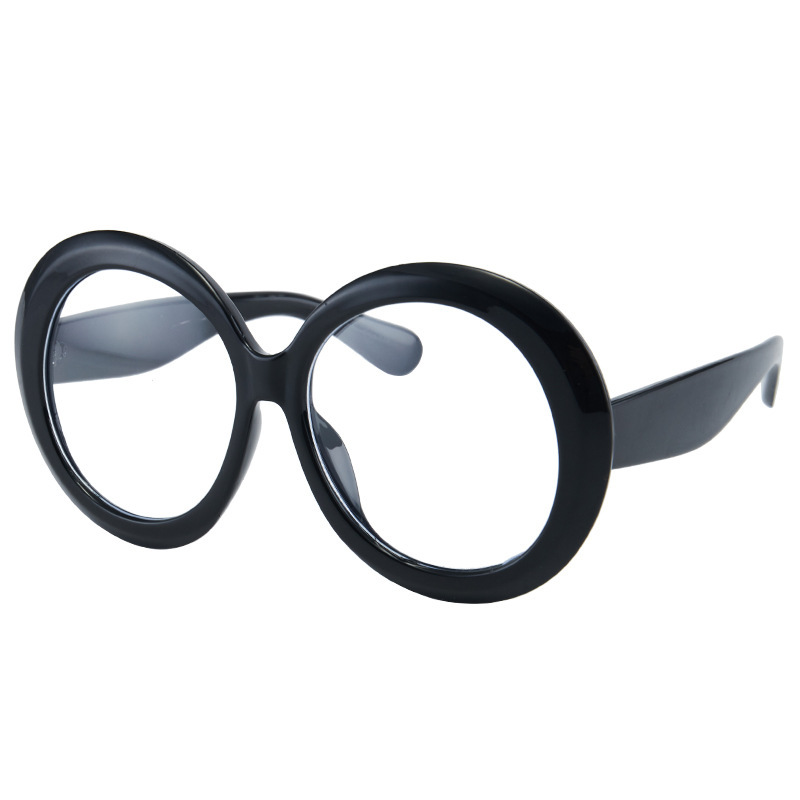 Cross border fashion sunglasses from Europe and America, oversized round frame glasses, large Korean decorative round frame glasses - Image 6