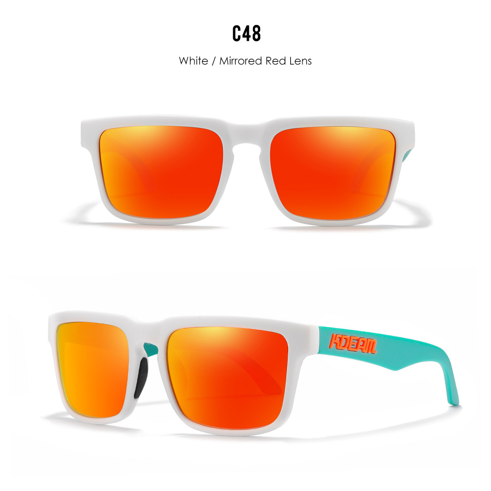 Classic polarized sunglasses for men and women ultra light driving glasses colorful real film sunglasses - Image 49